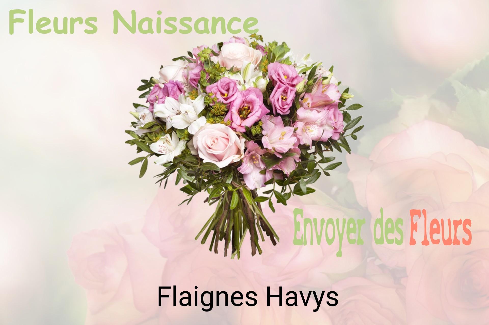 Bouquet de fleurs de naissance livré à Flaignes-Havys